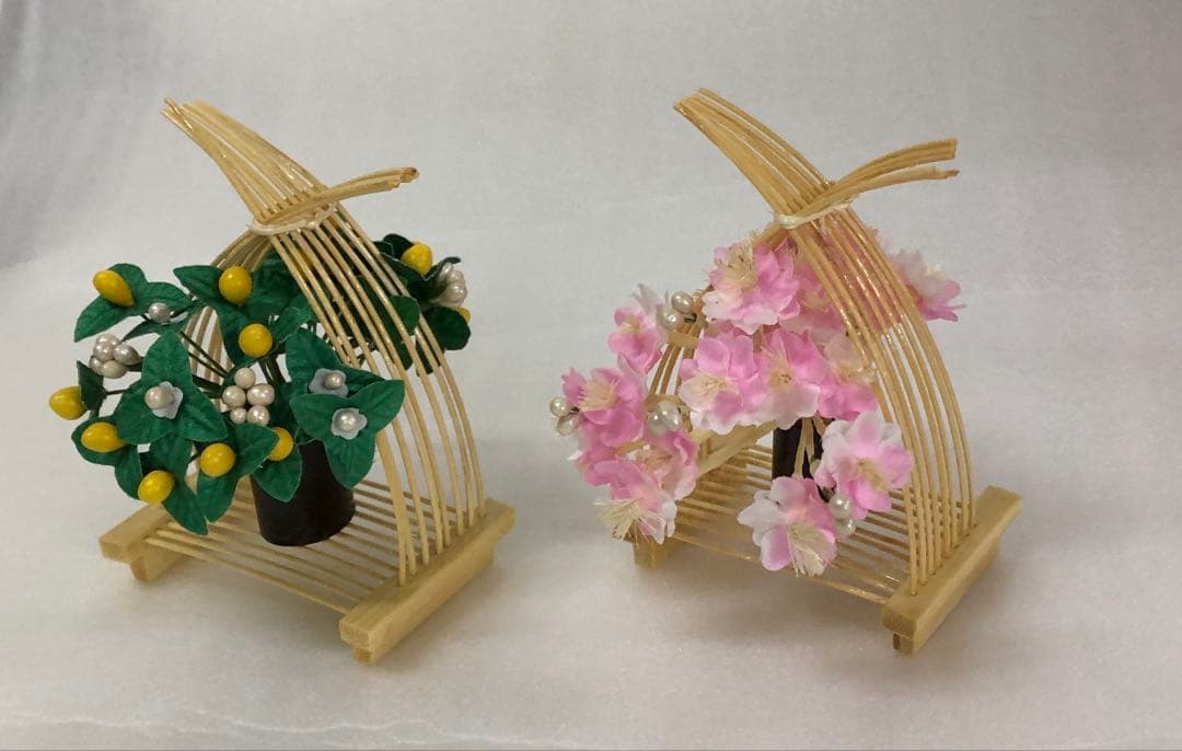 【新品】　雛人形　刺繍花柄屏風セット　数量限定 セール中