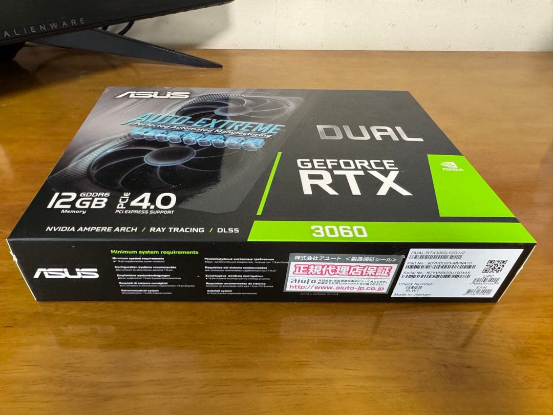 グラフィックボード・グラボ・ビデオカード ASUS DUAL-RTX3060-12G-V2