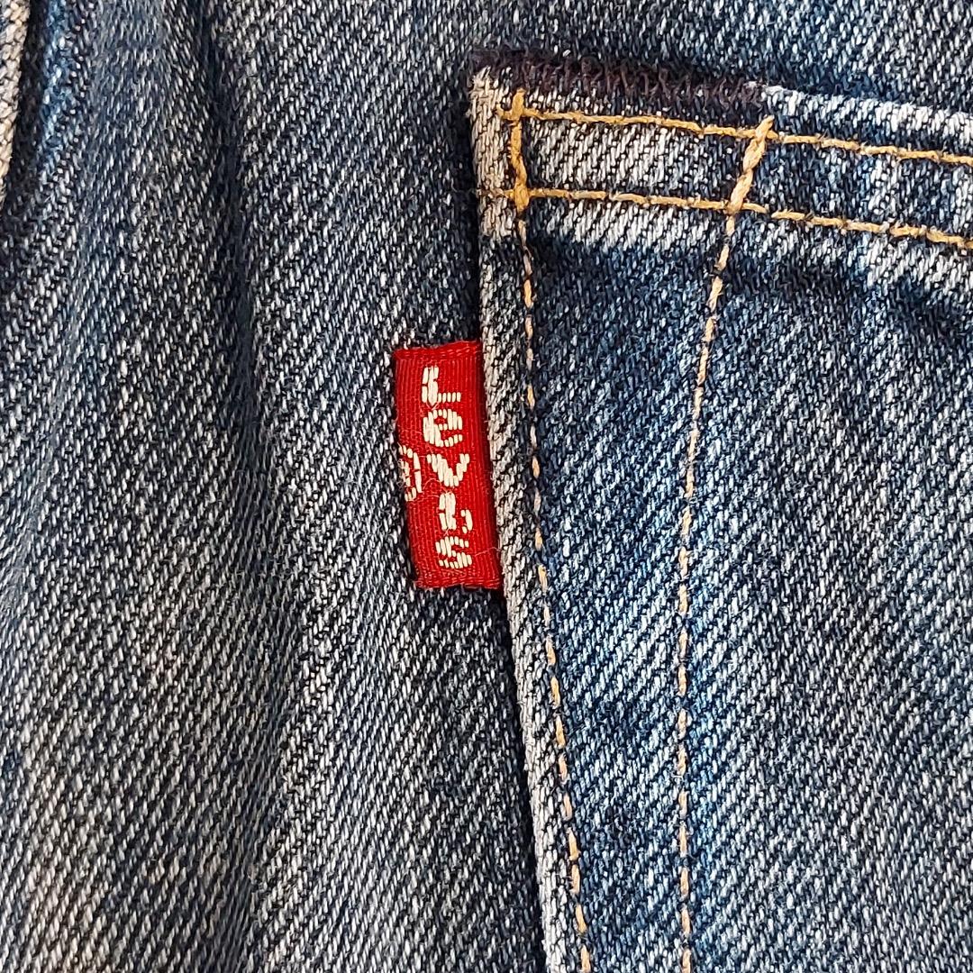 リーバイス501 Levis W34 青 ヒゲ ハチノス 古着 18148