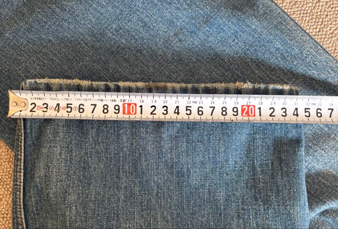 パンツ BOWWOW LAPD PRISONER DENIM PANTS AGED L