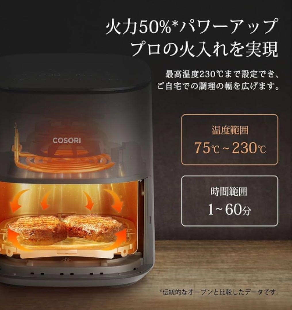 【新品未使用】COSORI PRO LE 4.7L ノンフライヤー