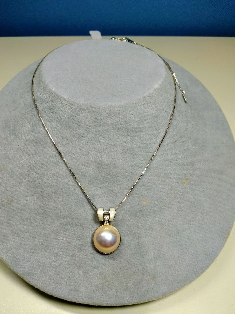 マベ真珠ペンダント