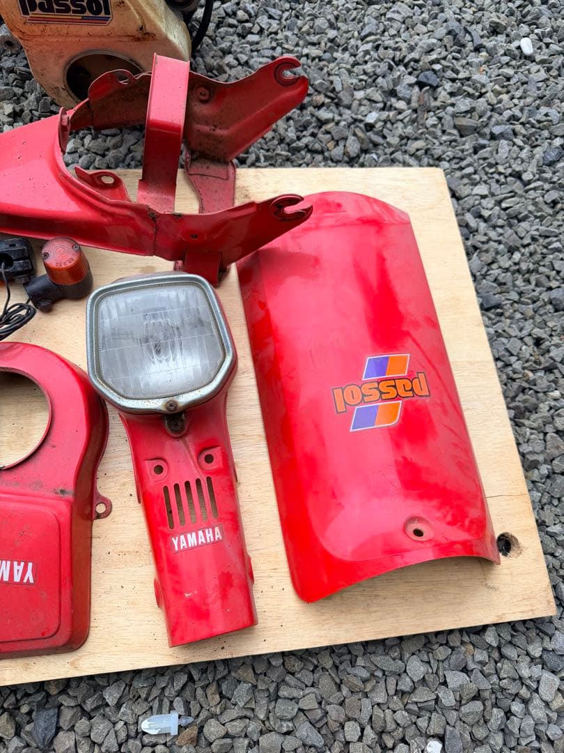 YAMAHA PASSOL レッドパーツ一式