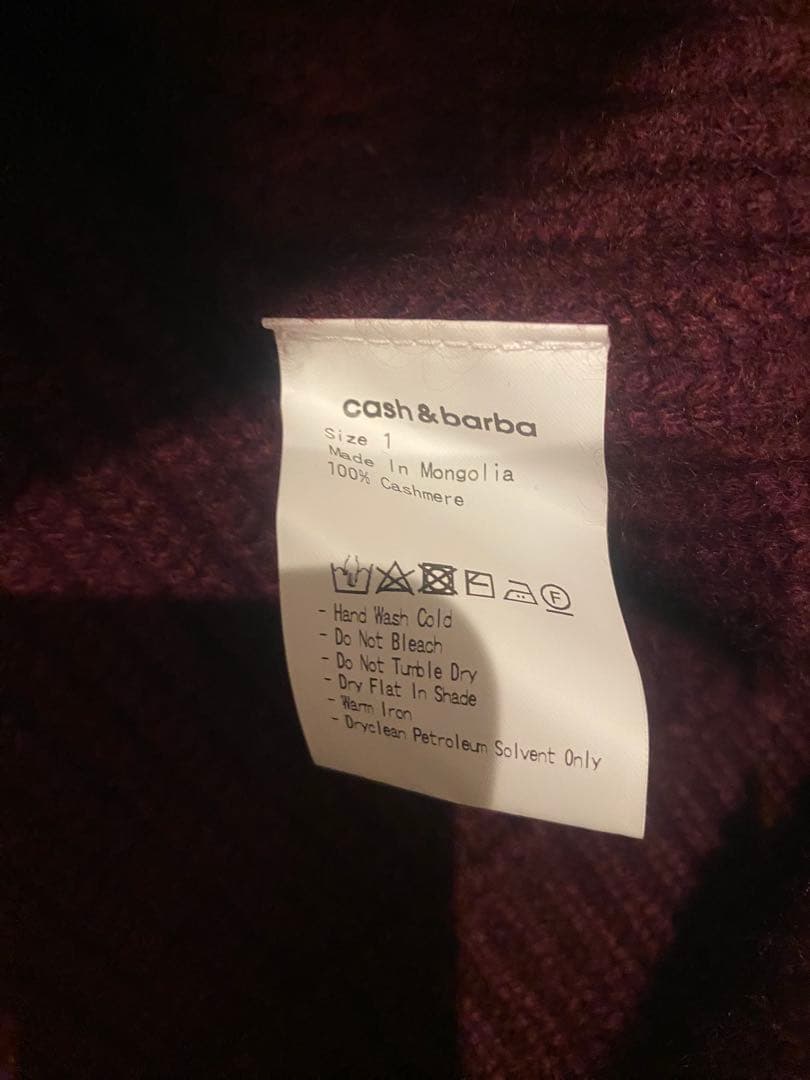 トップス cash&barba MongolianCashmere DsKnit