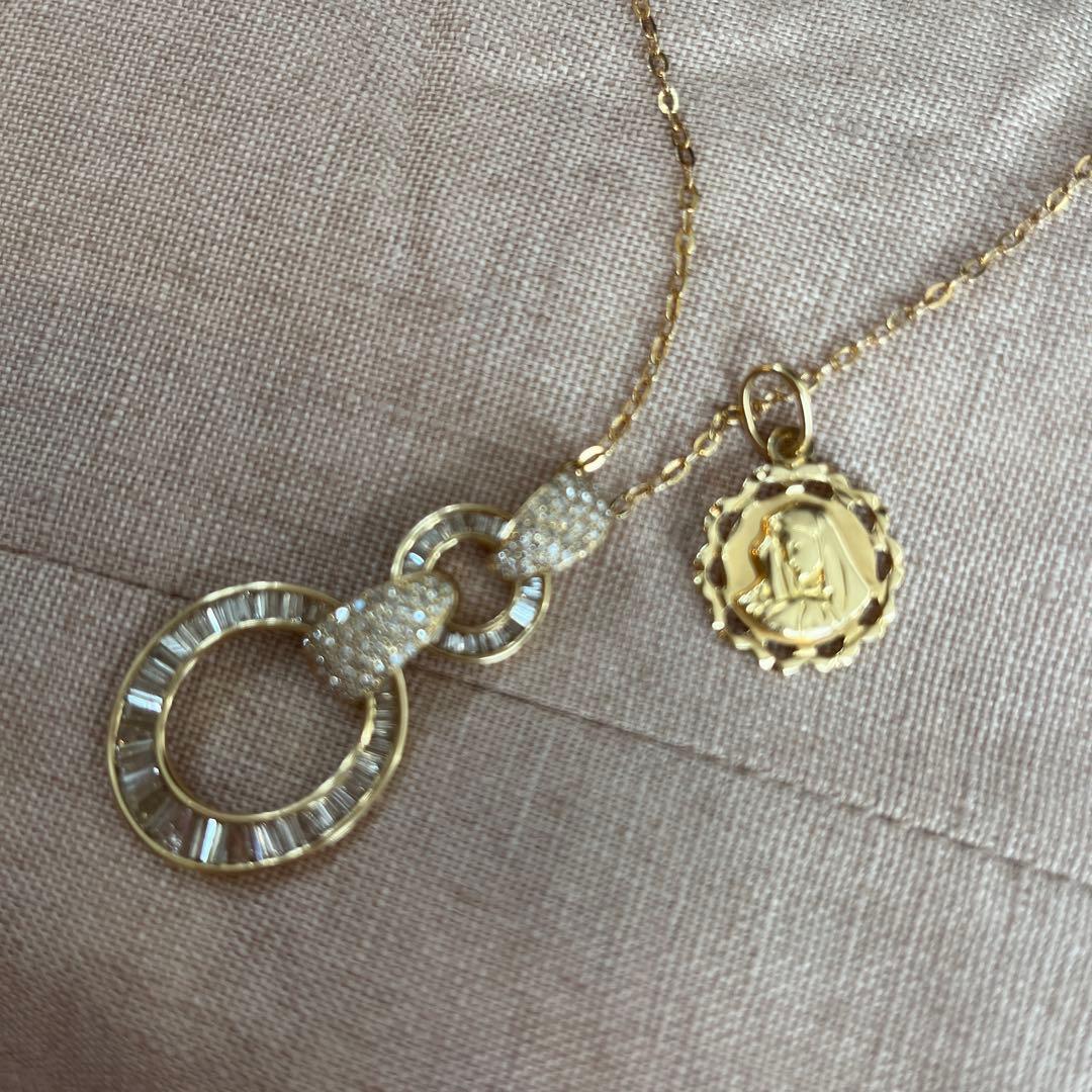 マリア　聖母　Ｋ18 ネックレストップ