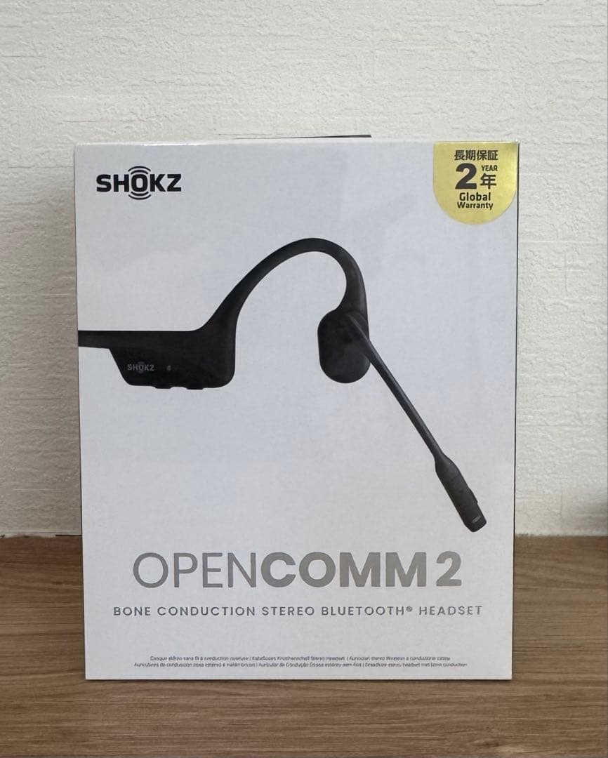 新品未開封　SHOKZ OPENCOMM 2 ブラック　Bluetooth対応