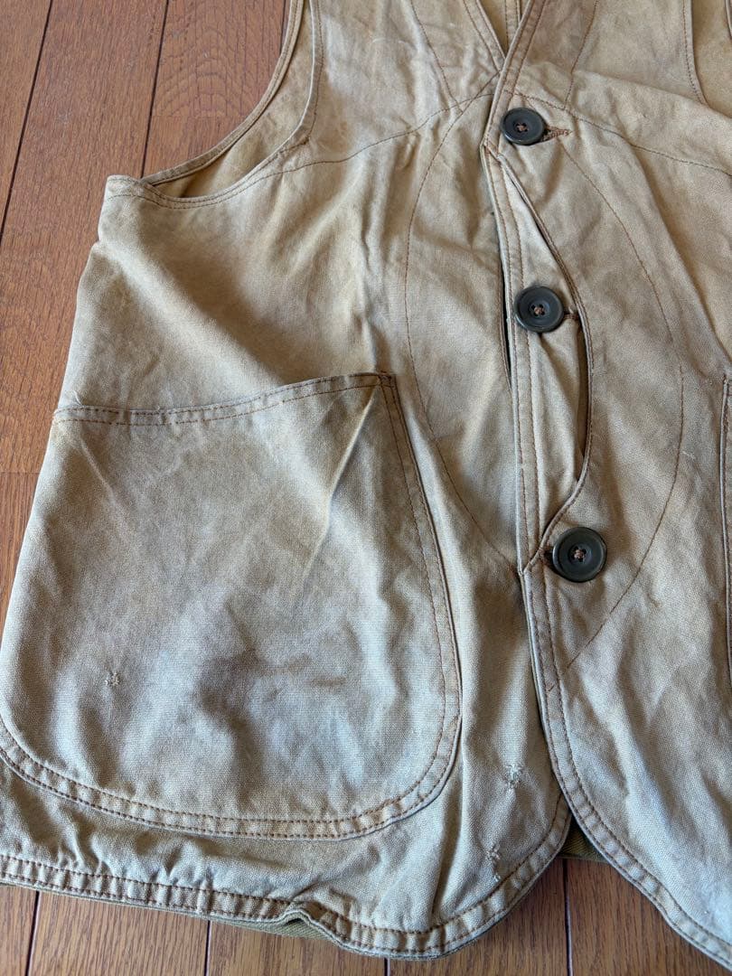 hettrick 40s ハーフムーン　ハンティングベスト