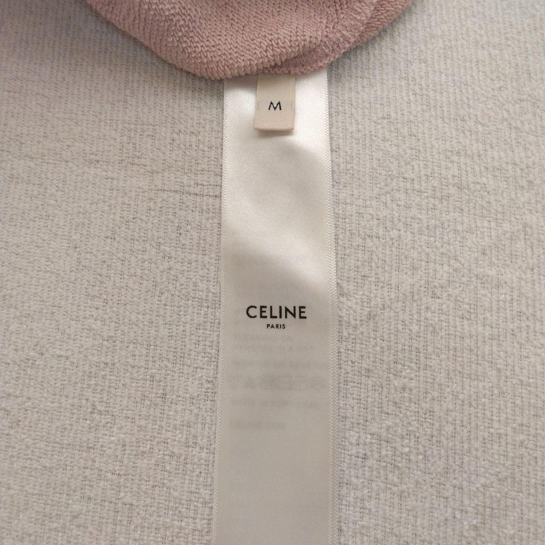 CELINE ピンク ロゴ スウェット Mサイズ