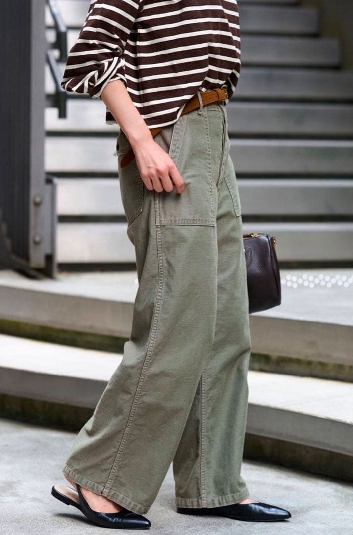 24AWフレームワーク　ベイカーパンツ40spickandspan