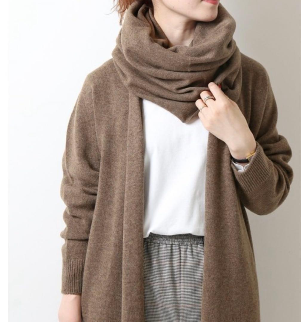 【新品】marmors ニッティングスヌード　マフラー　スピックアンドスパン