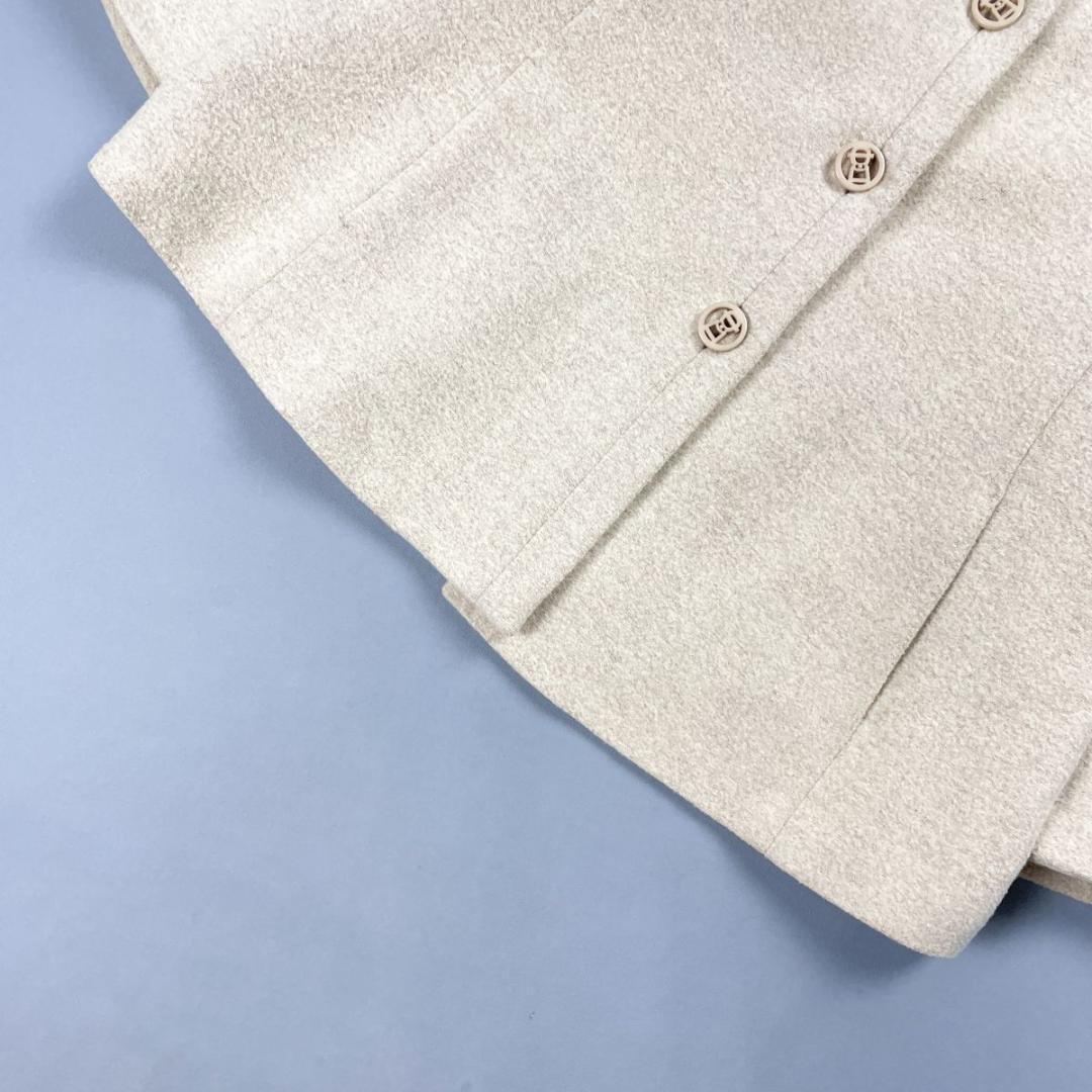 美品 スタジオピッコーネ ショートコート ベージュ サイズ40*HD1369