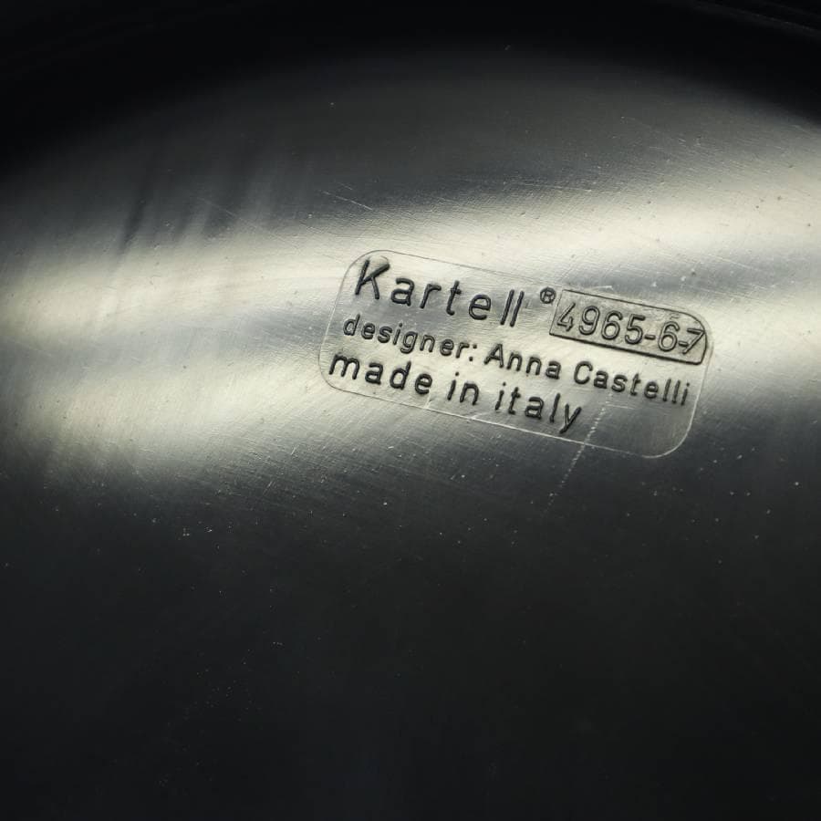 値下カルテル コンポニビリ ラウンドチェスト 3段 ブラック アンナ・カステッリ