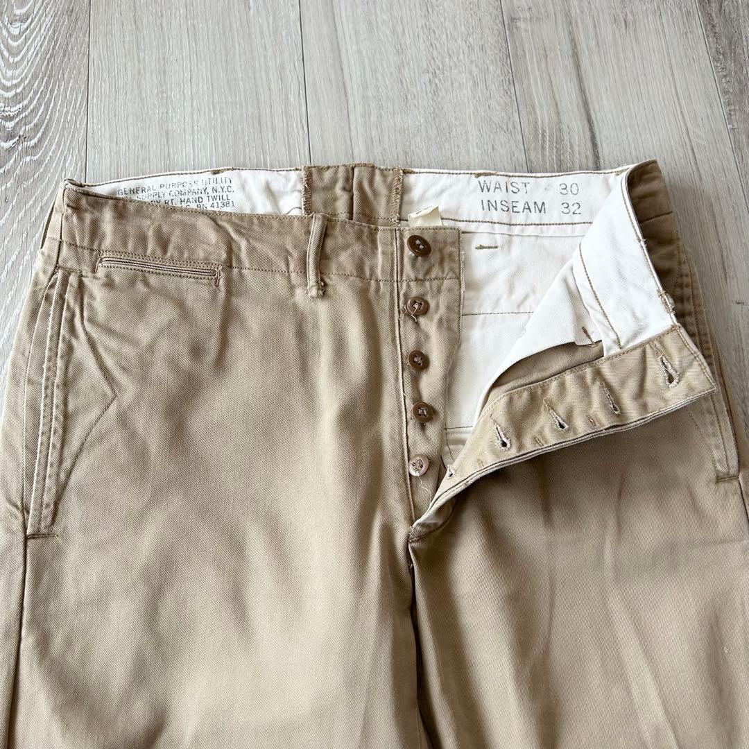 RRL ダブルアールエル ラルフローレン オフィサーズチノ ベージュ 30×32