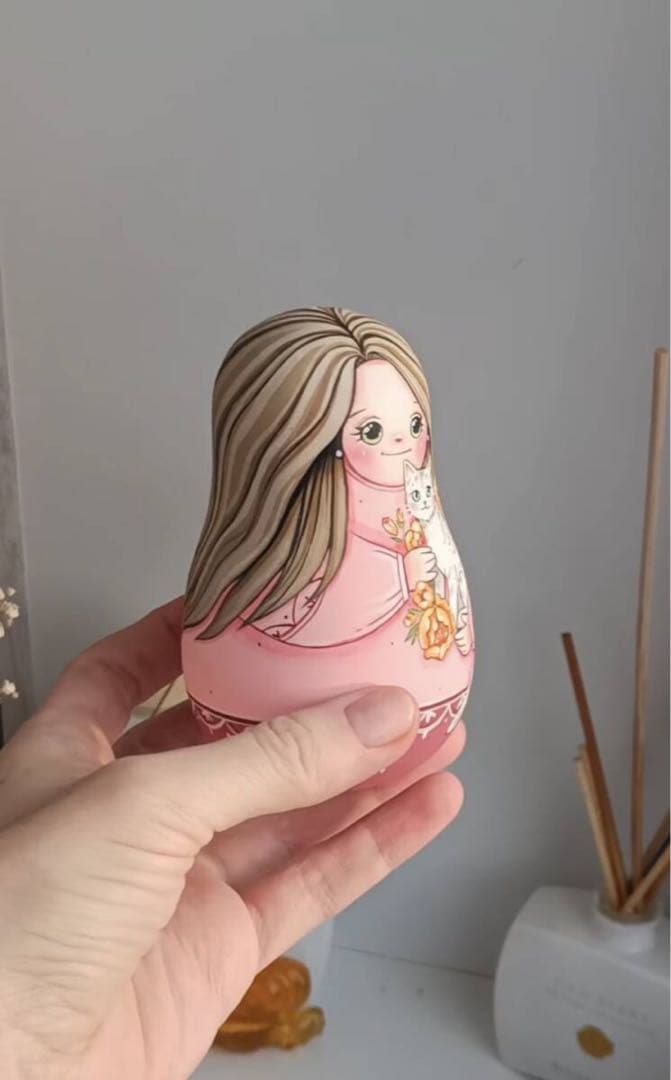 【zoy】起き上がりこぼし『ドチキ・マテリ』&起き上がりこぼし『牡丹と猫』