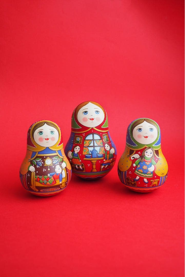 【zoy】起き上がりこぼし『ドチキ・マテリ』&起き上がりこぼし『牡丹と猫』