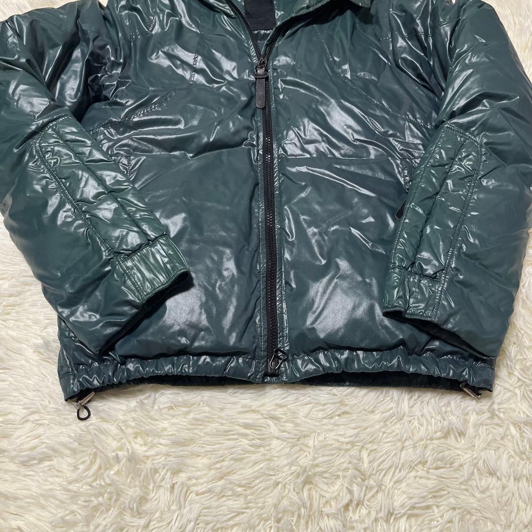 タトラス ダウンジャケット メタリックグリーン S