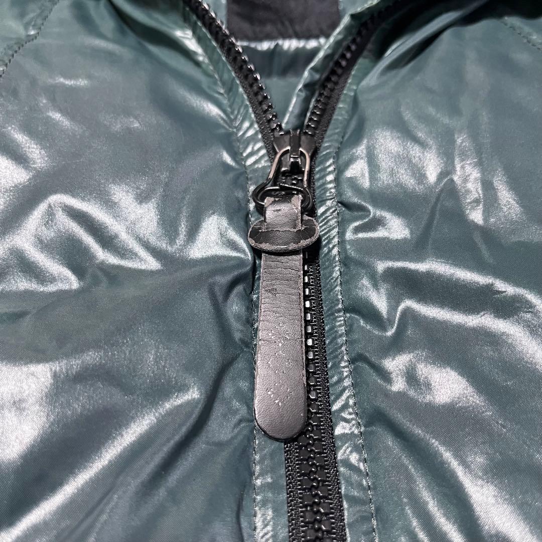 タトラス ダウンジャケット メタリックグリーン S