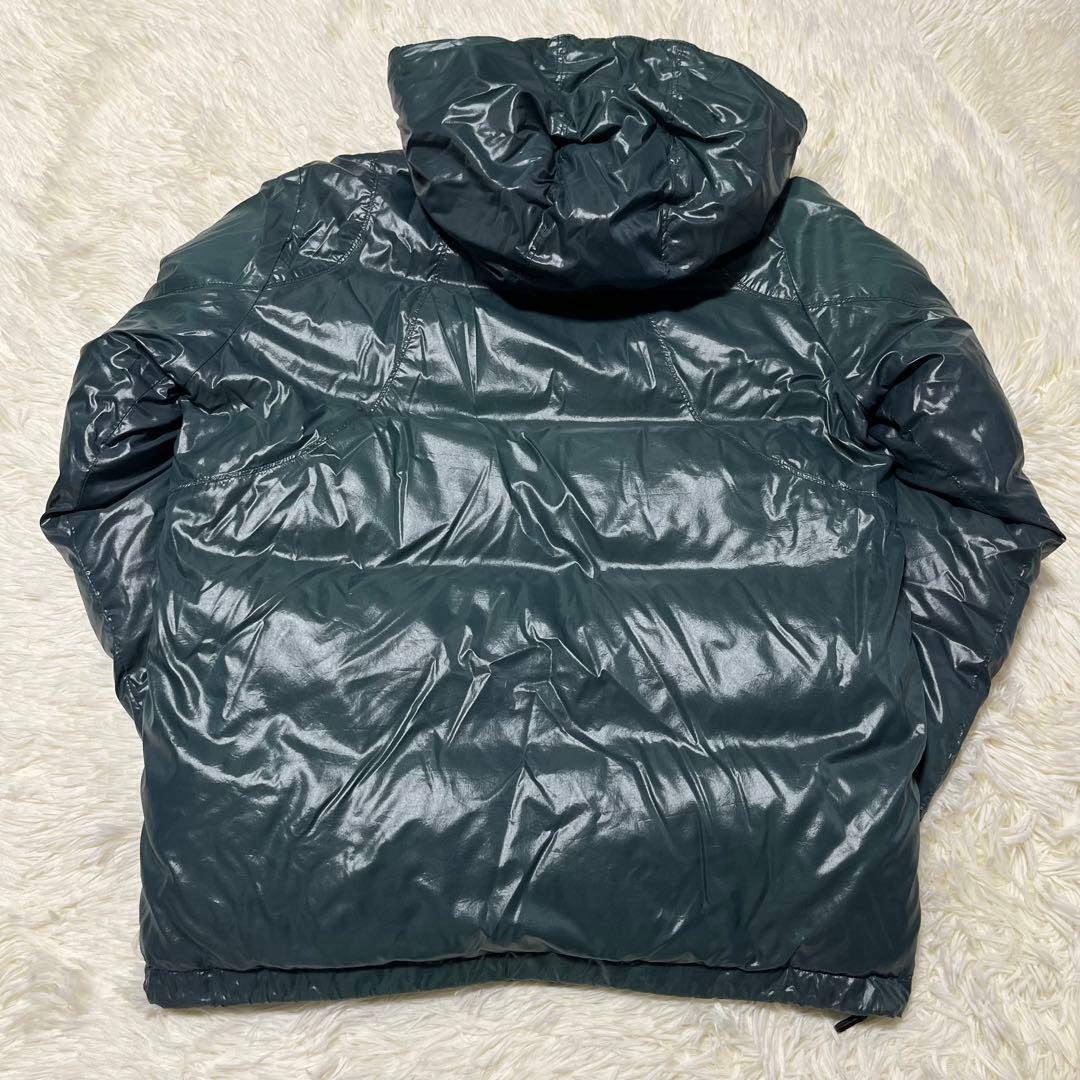 タトラス ダウンジャケット メタリックグリーン S