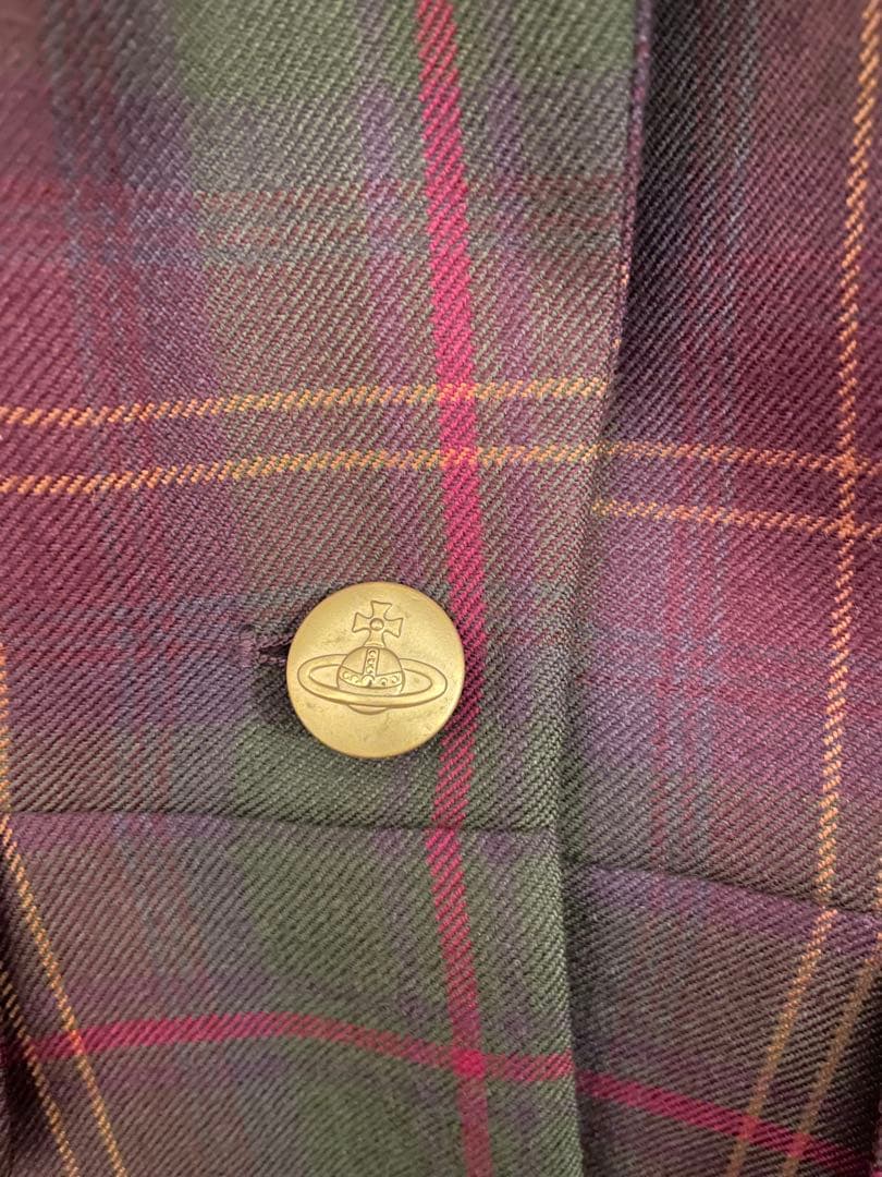 ヴィヴィアンウエストウッド　チェックのジャケット　インポート