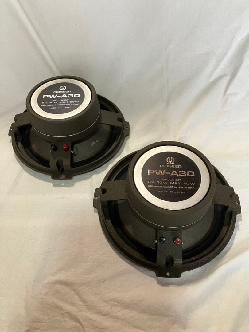 スピーカー　パイオニア製30㎝ウーハー　PW-A30 昭和レトロ2台