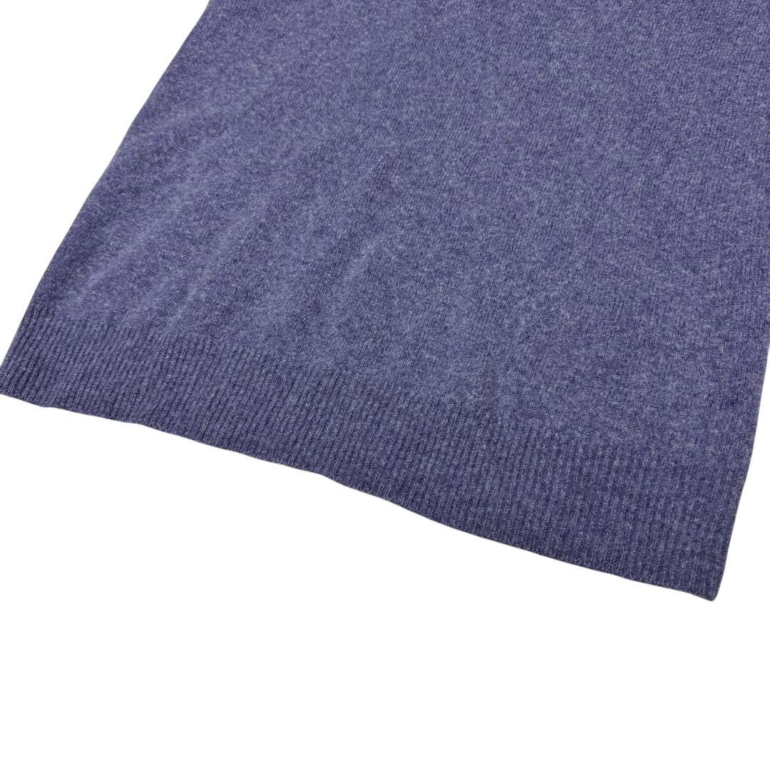 美品 ポロラルフローレン 現行タグ ポニー ハーフジップ ニット パープル