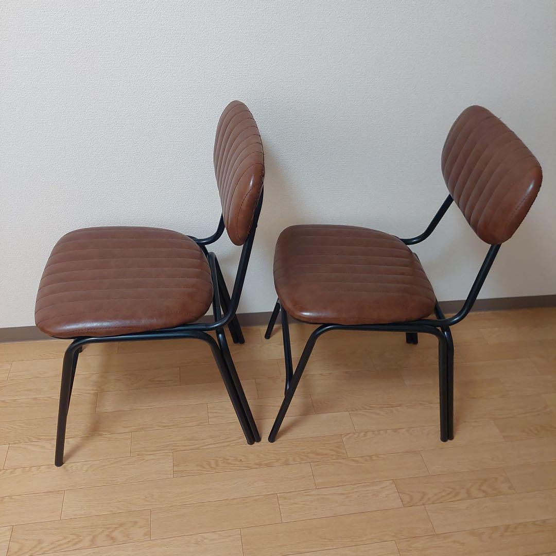 【美品】 ダイニングチェア 2脚セット