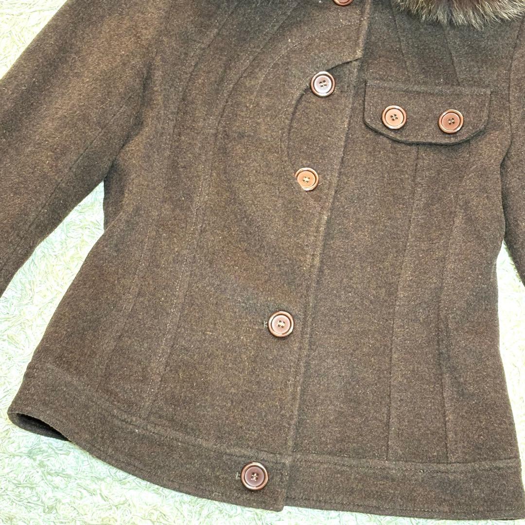 MaxMara 　マックスマーラ　 カシミア　 ジャケット　ブラウン　Mサイズ