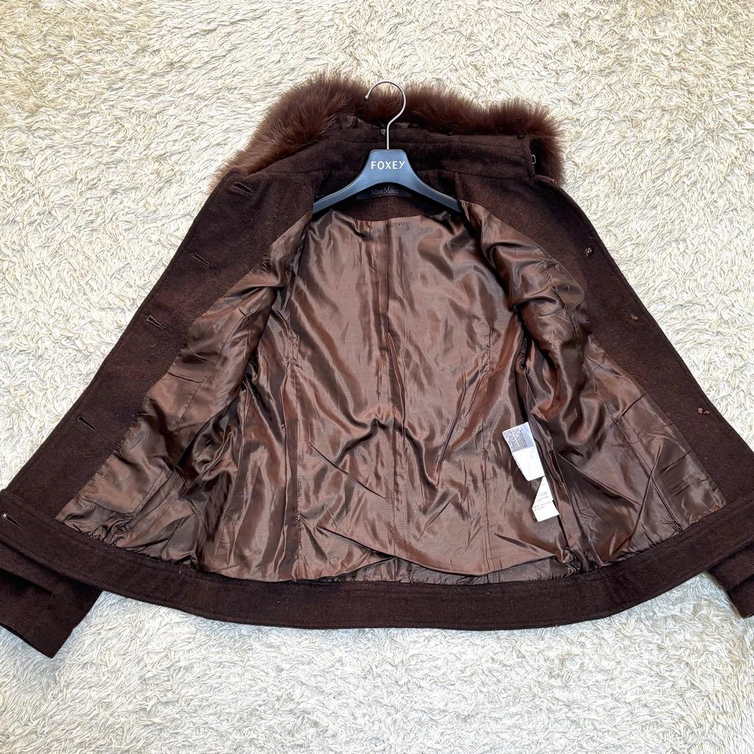 MaxMara 　マックスマーラ　 カシミア　 ジャケット　ブラウン　Mサイズ