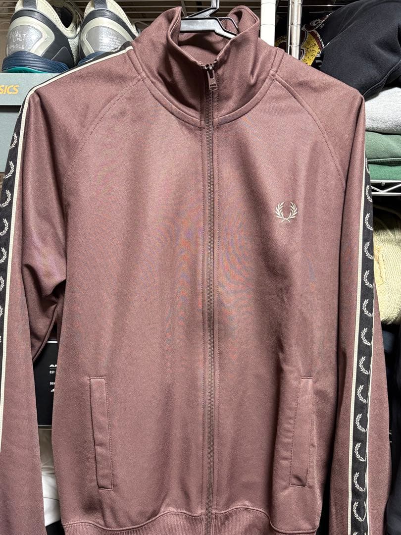 FREDPERRフレッドペリートラックジャケット ブラウン