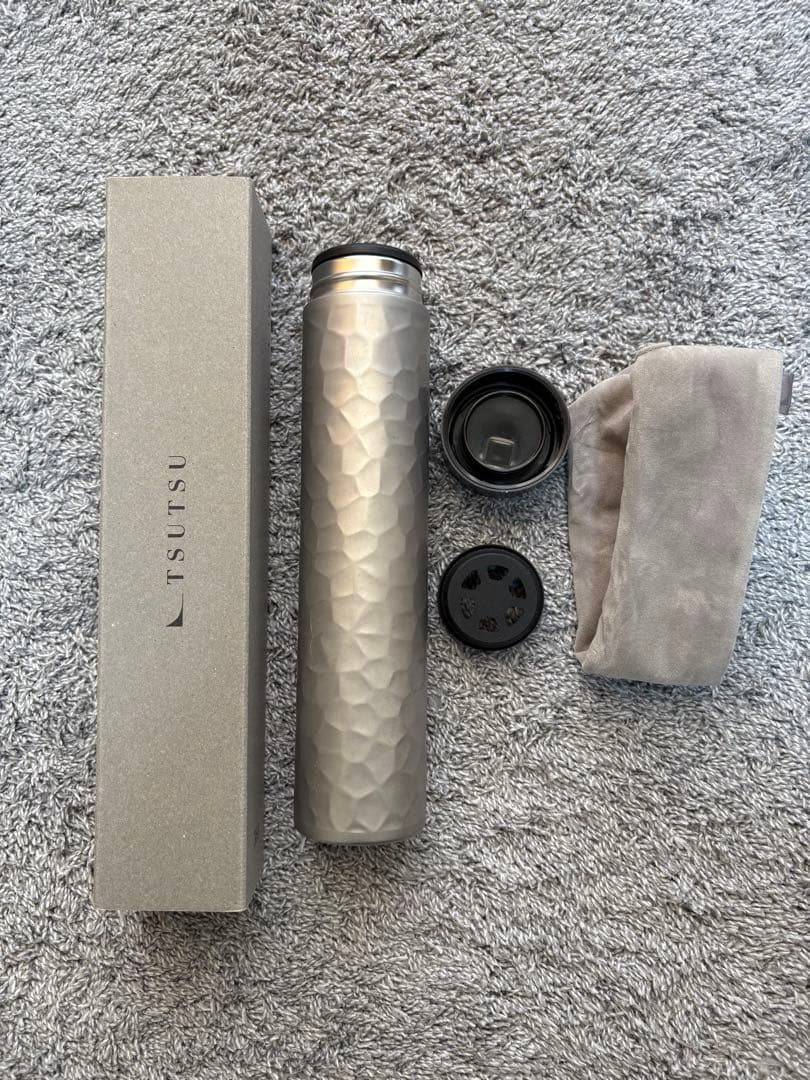 TSUTSU 真鍮シルバー ステンレス水筒 360mL