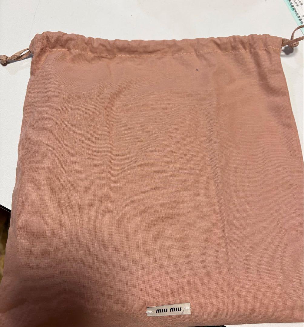 MIUMIU 巾着バッグ