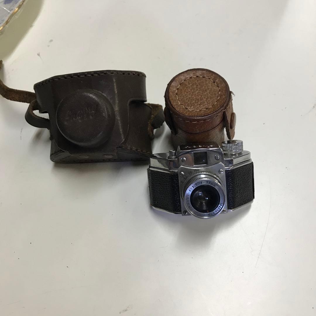 Snappy コンパクトフィルムカメラ レザーケース付き