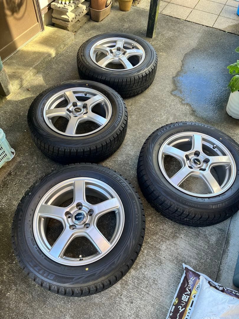 16インチ ブリヂストン ブリザックレボGZ タイヤ ホイールセット 4本