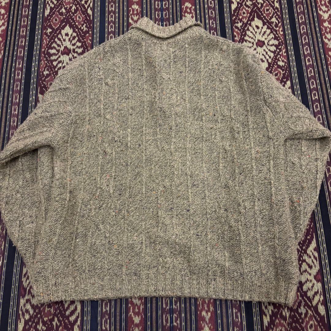 90s THE TERRITORY AHEAD モヘアニットポロ ヘンリーネック