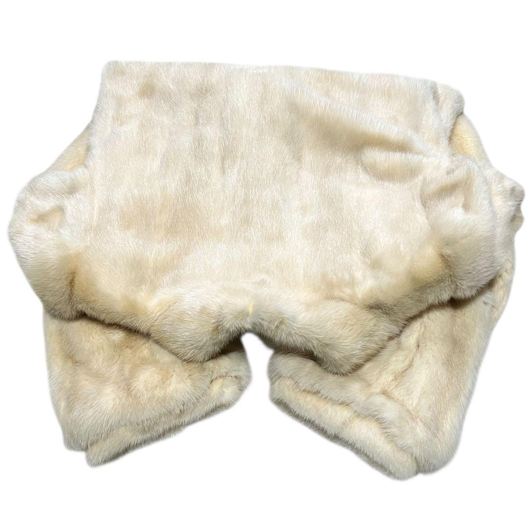 着丈80cm パールミンク リアルファーコート サガミンク 毛皮 11号