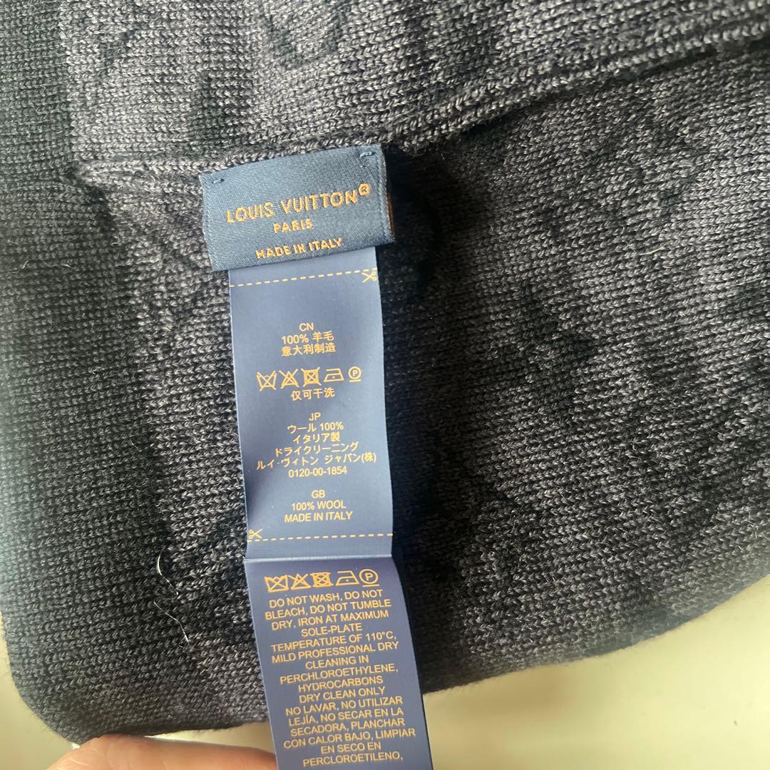 LOUIS VUITTON ネイビー ニット帽