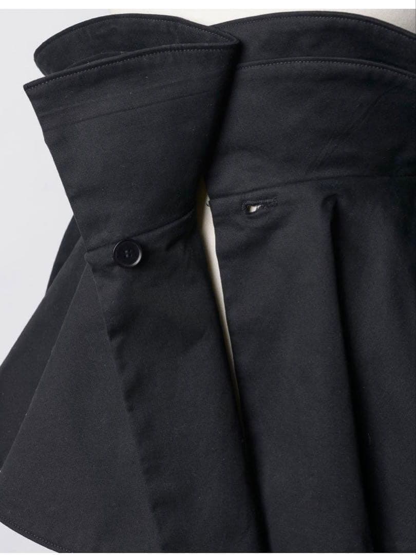 【新品】LA BELLE ETUDE／サークルフレアボリュームベルト ブラック