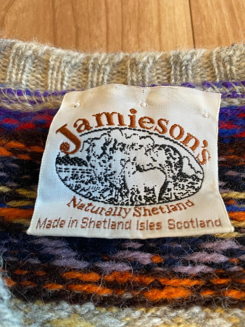 JAMIESON'S ジャミーソンズ フェアアイル柄 ニットベスト