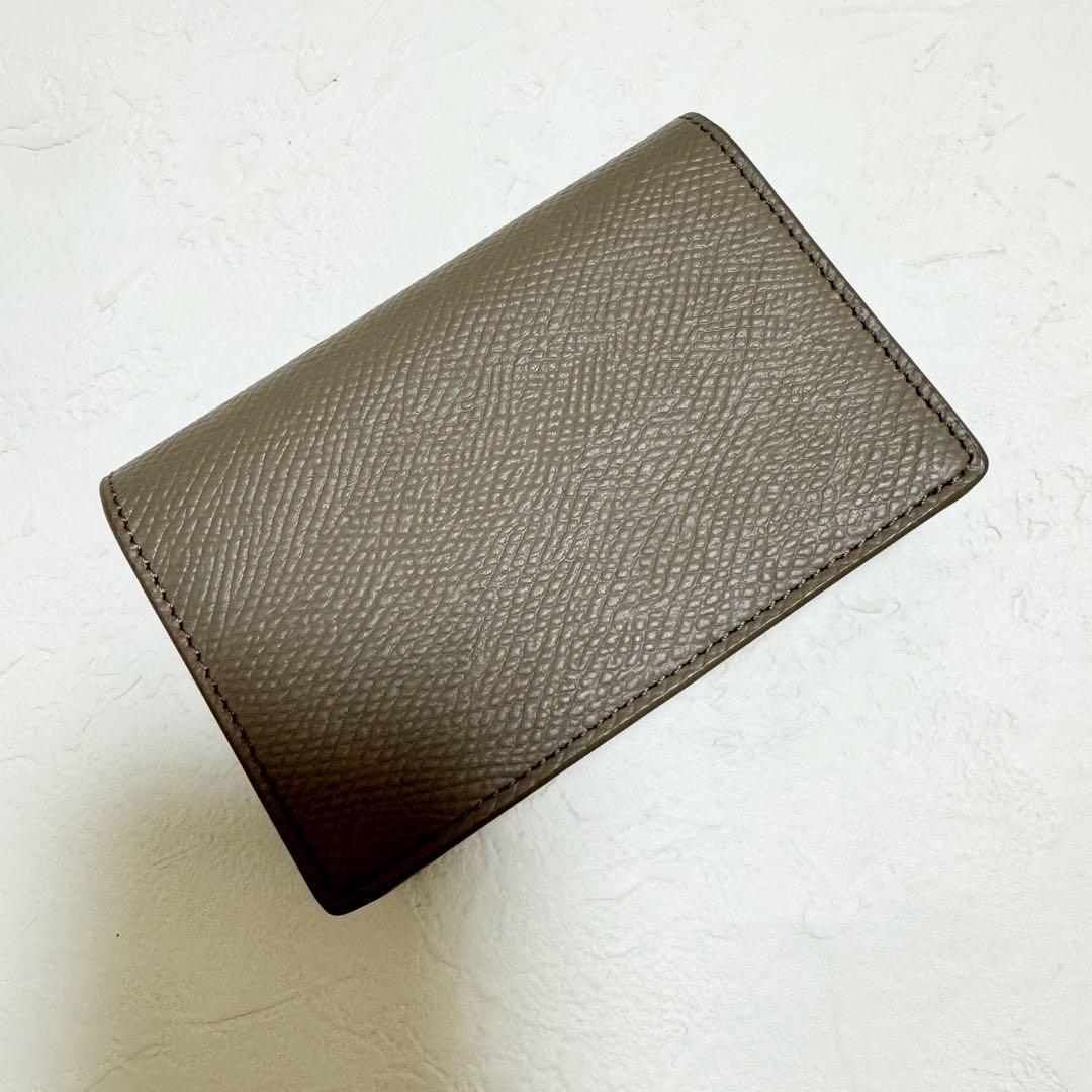 美品　CELINE グレー レザー 名刺入れ