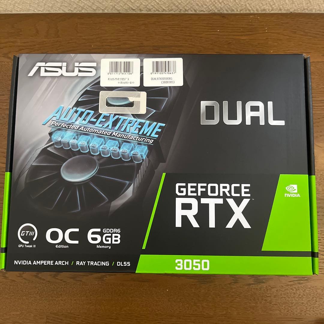 グラフィックボード・グラボ・ビデオカード ASUS GeForce RTX 3050 6GB OC