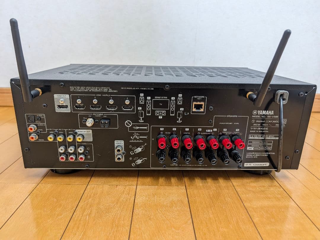 ヤマハ AVアンプ RX-V585（B） 7.1ch Dolby Atmos