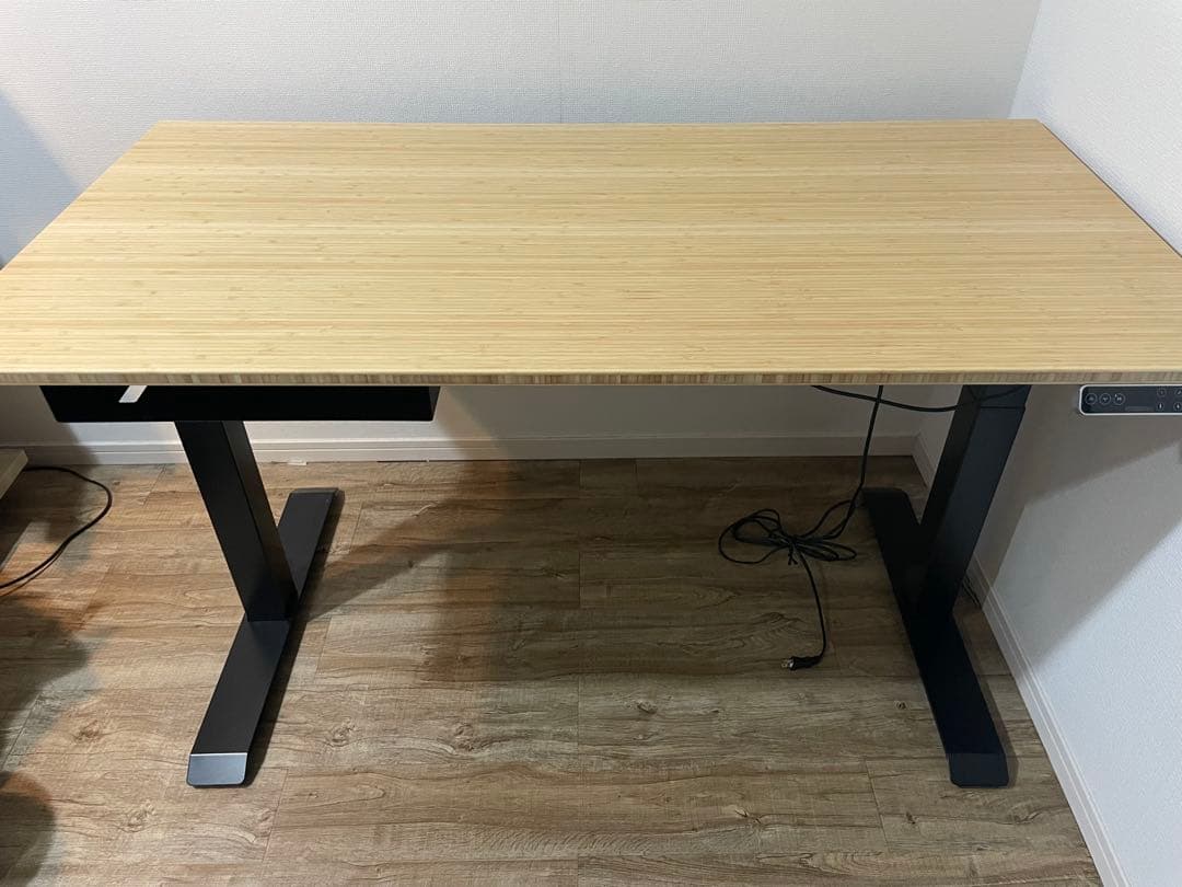 【超美品】FlexiSpot フレキシスポット E7 天板/竹 140x70