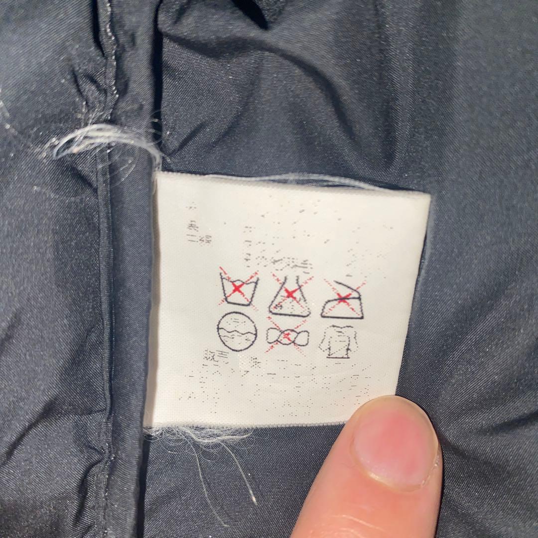 【希少カラー、ベージュ】ノースフェイス ヌプシダウン センターロゴND00360