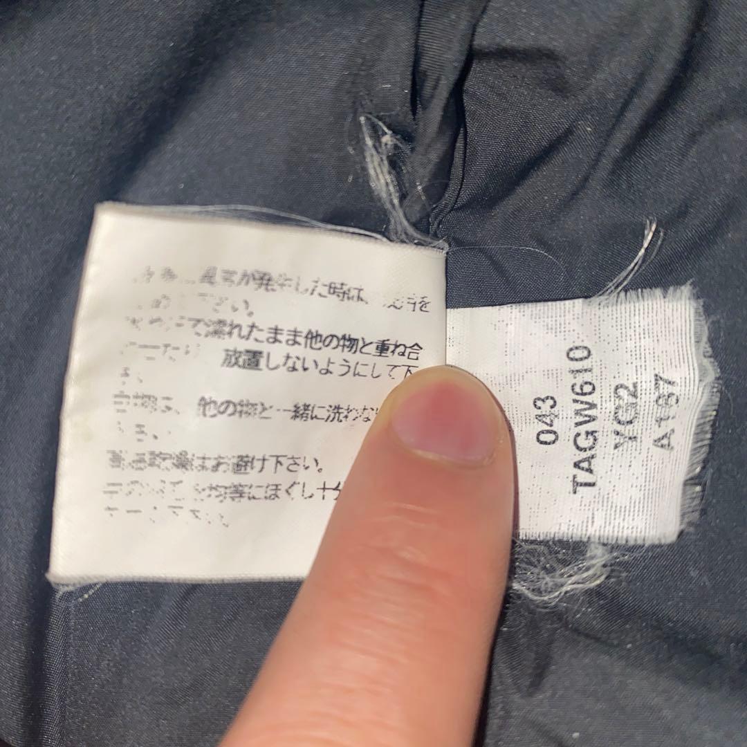 【希少カラー、ベージュ】ノースフェイス ヌプシダウン センターロゴND00360