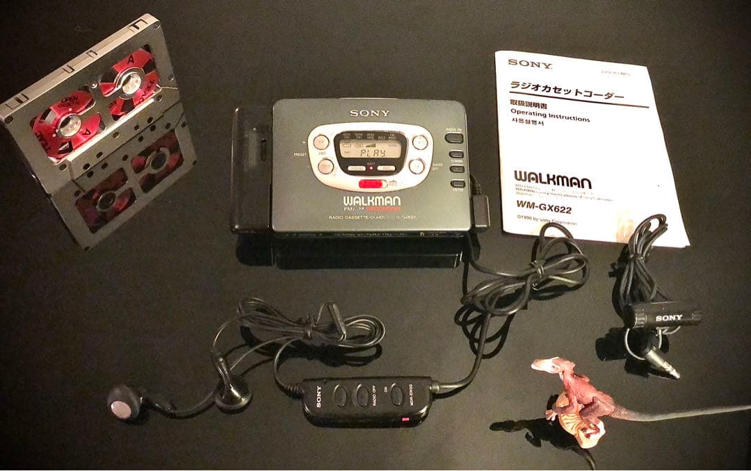 カセットウォークマンSONY WM-GX622 録音機能￼「整備済み、完動美品」