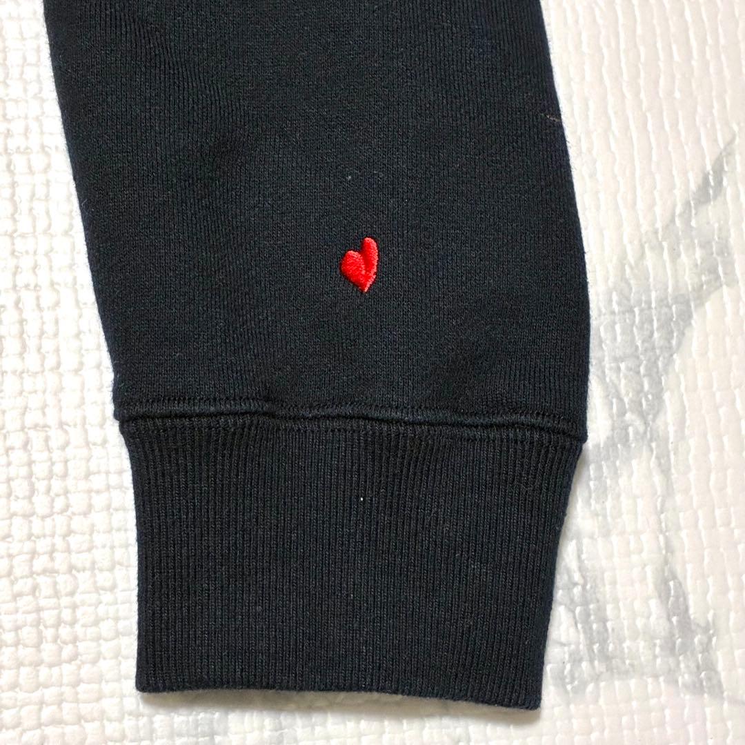 DUUBLE STANDARD CLOTHING パーカー ネイビー ワッペン