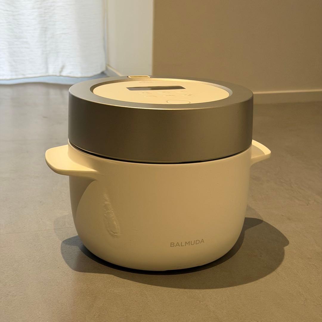 【ジャンク品】 BALMUDA The Gohan 3合炊き 電気炊飯器