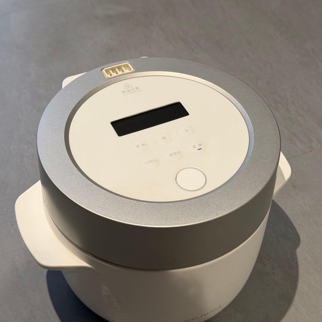 【ジャンク品】 BALMUDA The Gohan 3合炊き 電気炊飯器