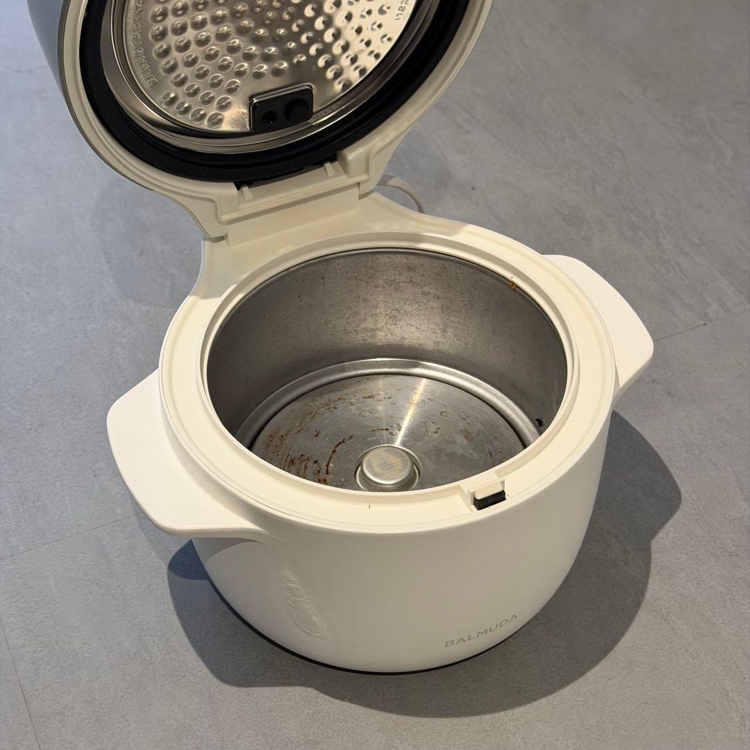 【ジャンク品】 BALMUDA The Gohan 3合炊き 電気炊飯器