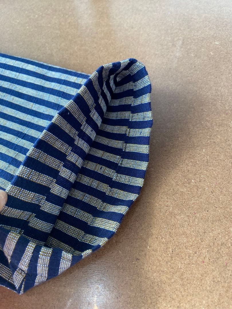 会津木綿　ハンドメイド　ブラウスNo.170